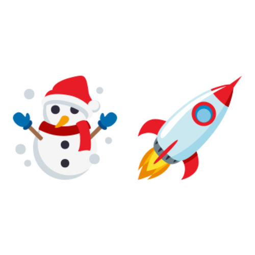 ☃🚀 Emoji Domain EmojiOne rendering